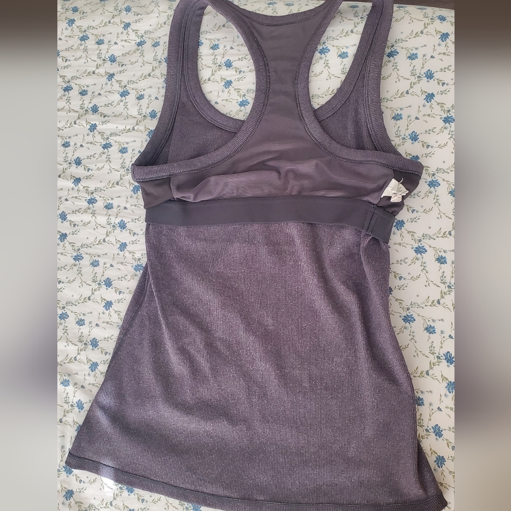 ALO Yoga Rib Support Tank Gray - Picture 4 of 7